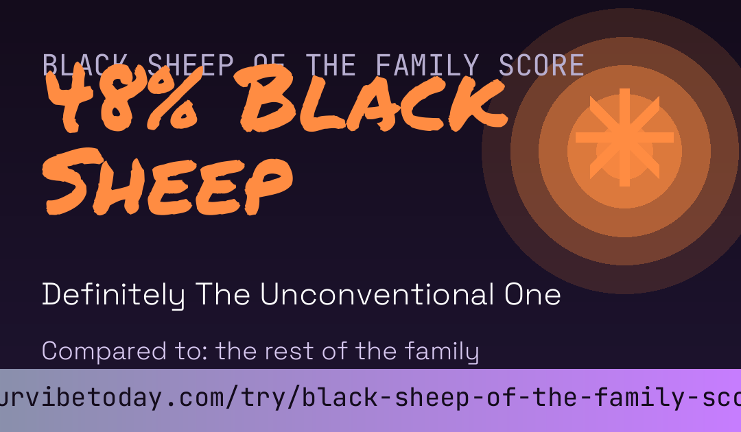 Black Sheep Of The Family Score card preview