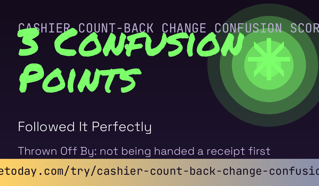 Cashier Count-Back Change Confusion Score card preview