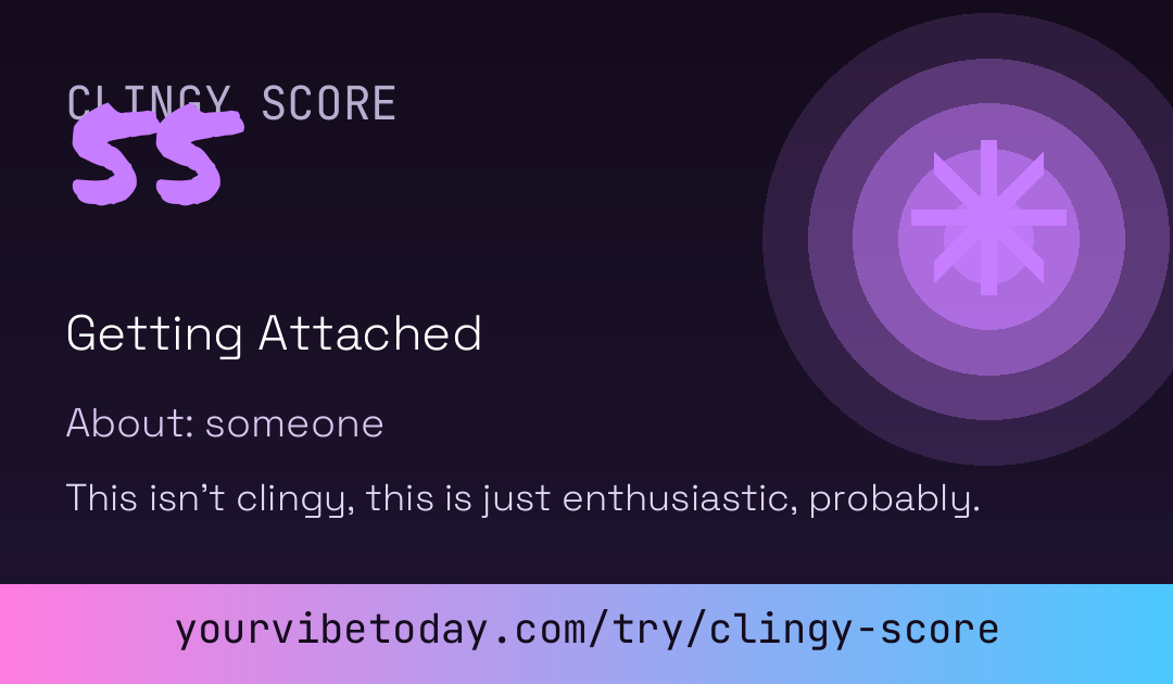 Clingy Score card preview