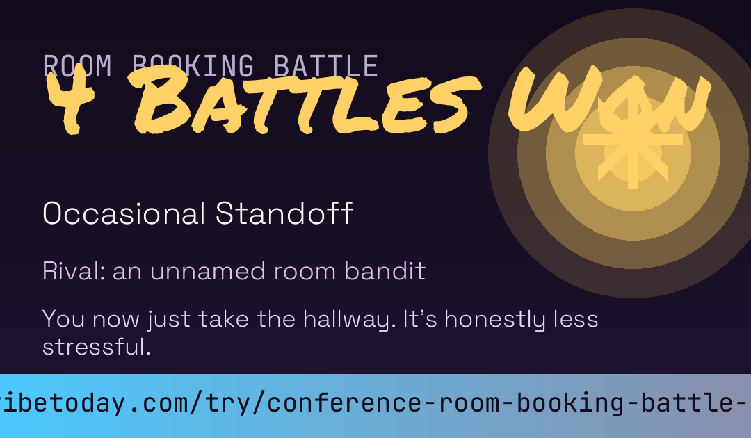 Conference Room Booking Battle Score card