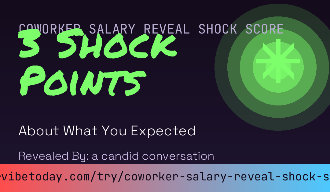 Coworker Salary Reveal Shock Score card preview