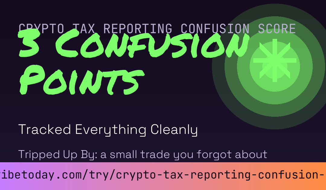Crypto Tax Reporting Confusion Score card preview
