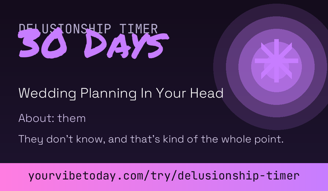 Delusionship Timer card