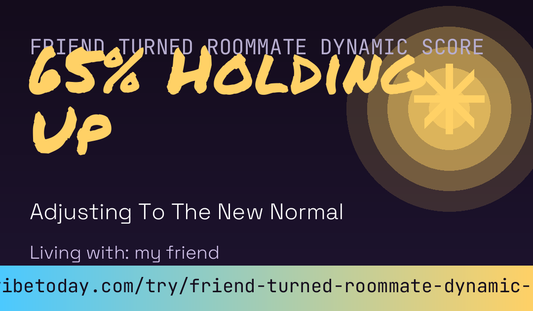 Friend Turned Roommate Dynamic Score card preview