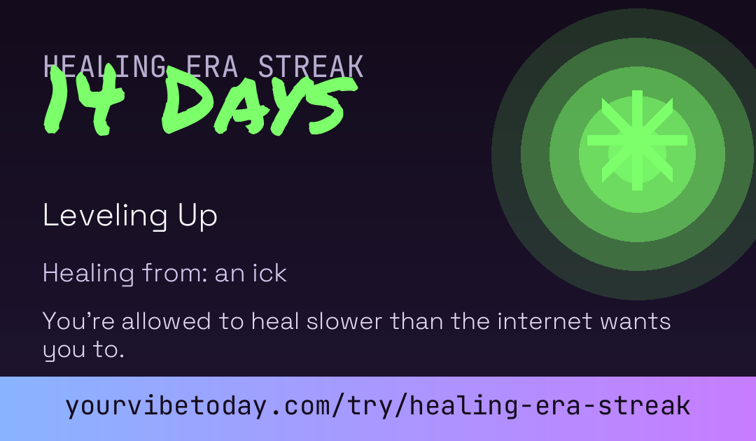 Healing Era Streak card