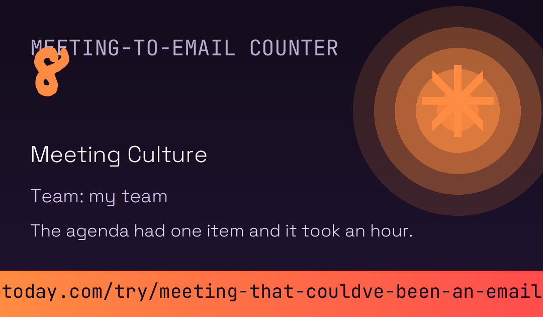 Meeting-That-Could've-Been-an-Email Counter card preview
