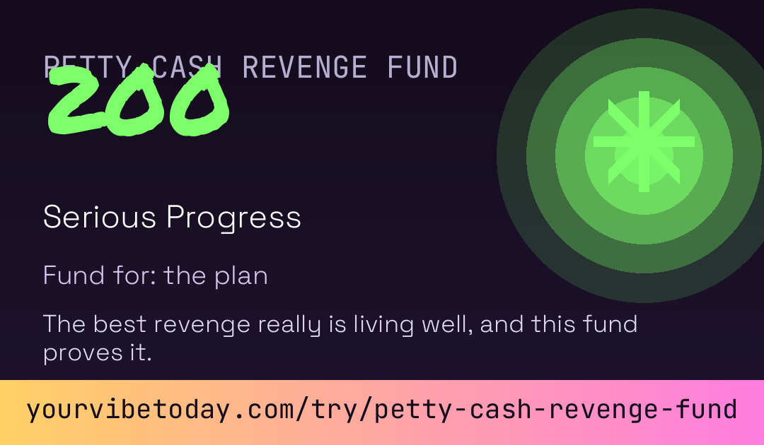 Petty Cash Revenge Fund Tracker card preview