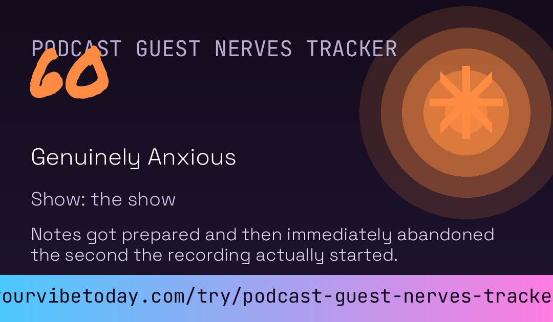 Podcast Guest Nerves Tracker card preview