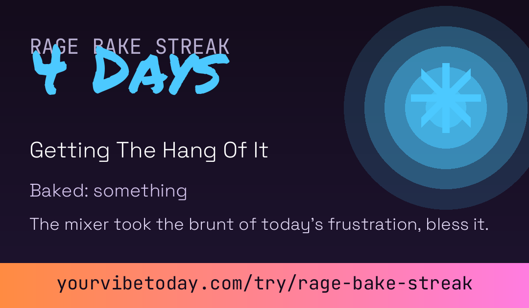 Rage Bake Streak card