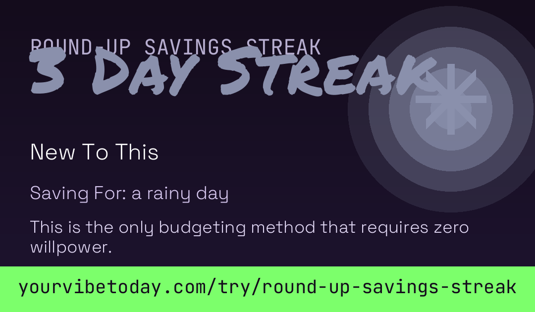 Round-Up Savings Streak card preview