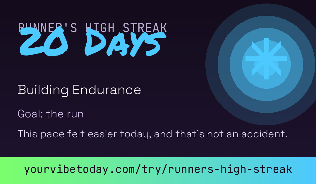 Runner's High Streak card preview