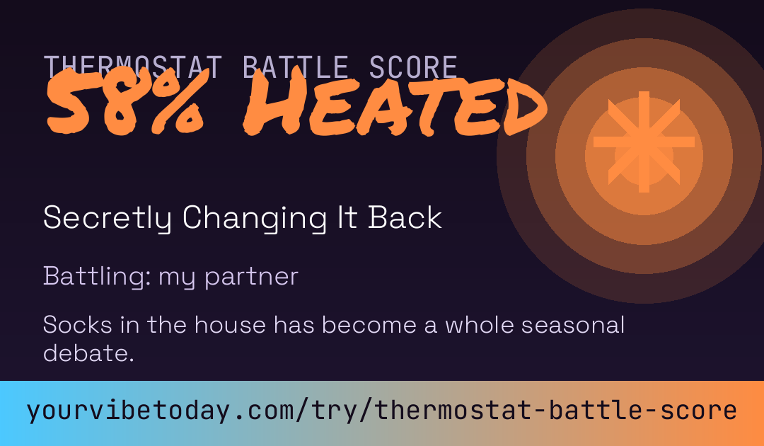 Thermostat Battle Score card preview