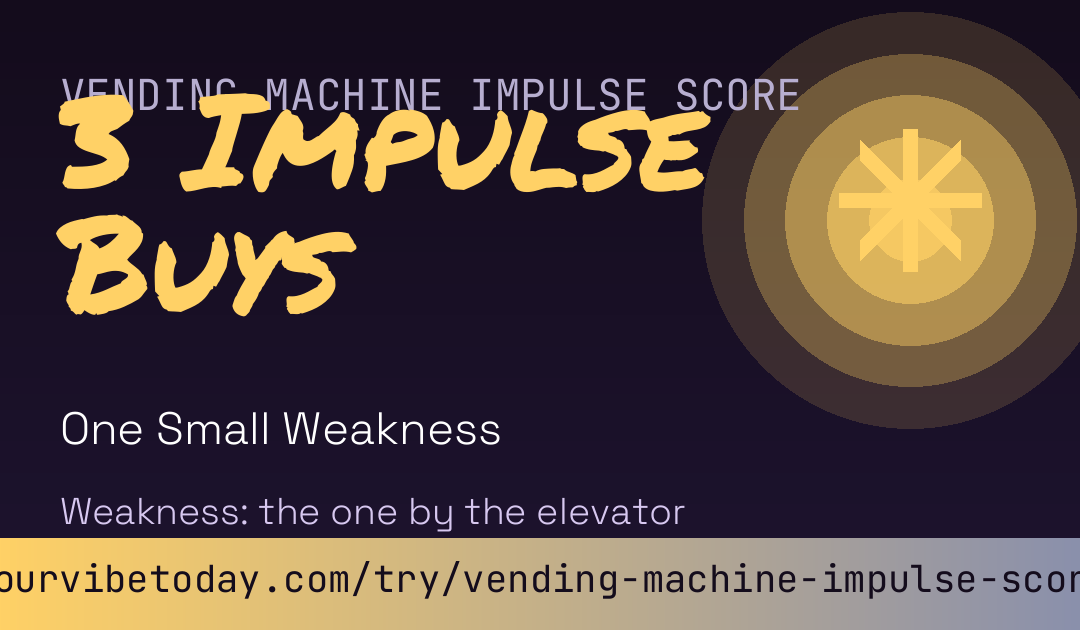 Vending Machine Impulse Score card preview